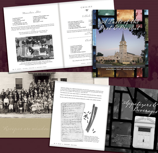 Ardmore Baptist cookbook collage