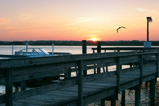 NC coastal sunset